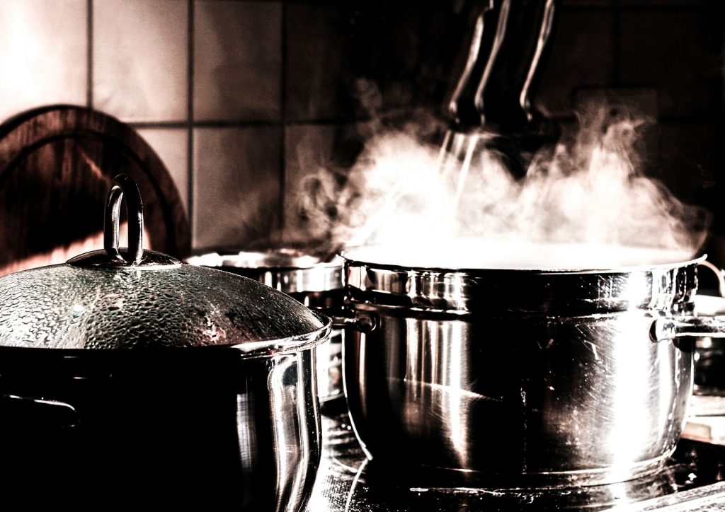 Kochtopf Wasser kochen